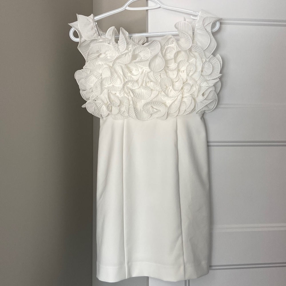 Zara ruffle mini dress - size small